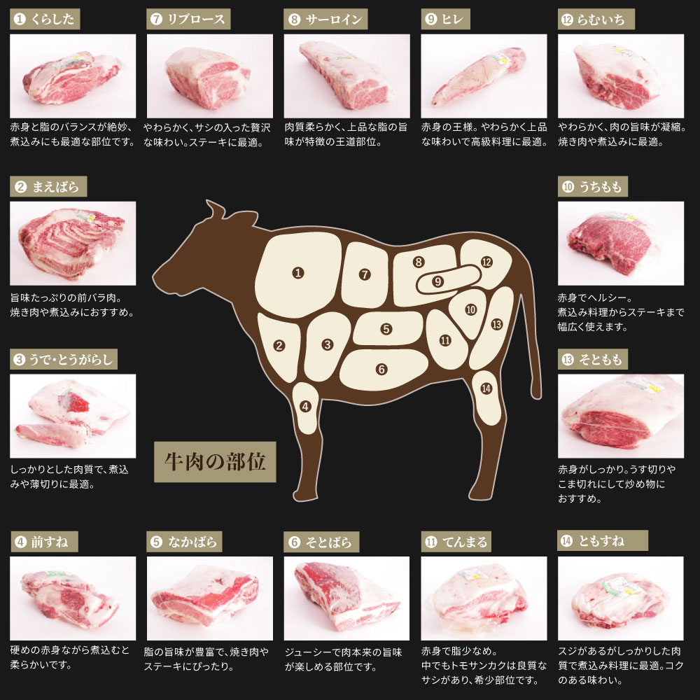 牛肉の部位